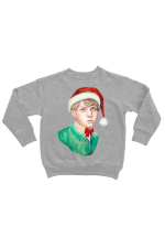 Худи, свитшот, футболка или шоппер с портретом Сергея Есенина (Новогодний)