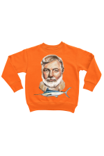 Худи, свитшот, футболка или шоппер с портретом Эрнеста Хемингуэя