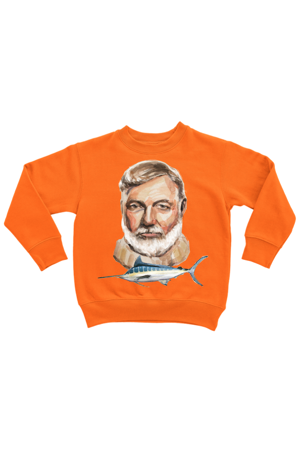 Худи, свитшот, футболка или шоппер с портретом Эрнеста Хемингуэя