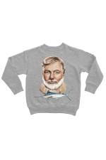 Худи, свитшот, футболка или шоппер с портретом Эрнеста Хемингуэя