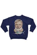 Худи, свитшот, футболка или шоппер с портретом Эрнеста Хемингуэя