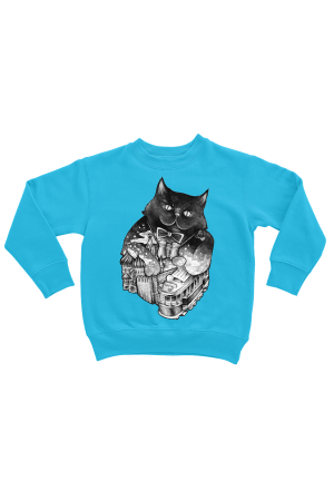 Худи, свитшот, футболка или шоппер с Котом Бегемотом