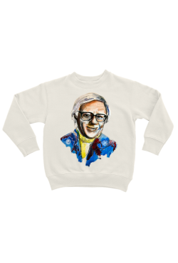 Худи, свитшот, футболка или шоппер с портретом Рэем Бредбери