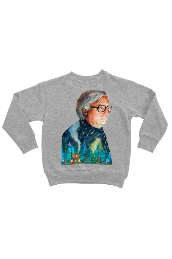 Худи, свитшот, футболка или шоппер с портретом Рэем Бредбери (Звезды)