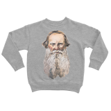  Оверсаз-худи, свитшот, футболка или сумка шоппер с портретом Льва Толстого