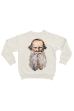  Оверсаз-худи, свитшот, футболка или сумка шоппер с портретом Льва Толстого