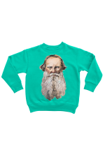  Оверсаз-худи, свитшот, футболка или сумка шоппер с портретом Льва Толстого