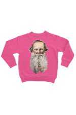  Оверсаз-худи, свитшот, футболка или сумка шоппер с портретом Льва Толстого