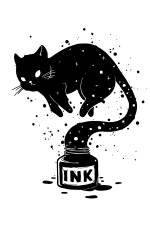  Худи с принтом Кот Джин, свитшот с принтом Кот Джин, футболка с принтом Кот Джин