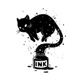  Худи с принтом Кот Джин, свитшот с принтом Кот Джин, футболка с принтом Кот Джин