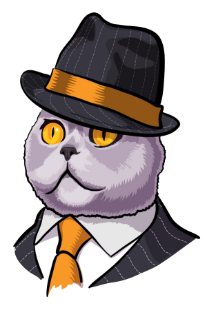  Худи с принтом Кот в шляпе, свитшот с принтом Кот в шляпе, футболка с принтом Кот в шляпе