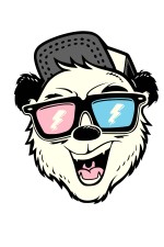  Худи с принтом Медведь в очках, свитшот с принтом Медведь в очках, футболка с принтом Медведь в очках