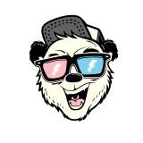  Худи с принтом Медведь в очках, свитшот с принтом Медведь в очках, футболка с принтом Медведь в очках