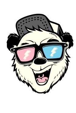  Худи с принтом Медведь в очках, свитшот с принтом Медведь в очках, футболка с принтом Медведь в очках