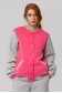 Pink Bomber Jacket Woman 3XL-50-52-Woman-(Женский)    Бомбер-толстовка Женская Розовая 