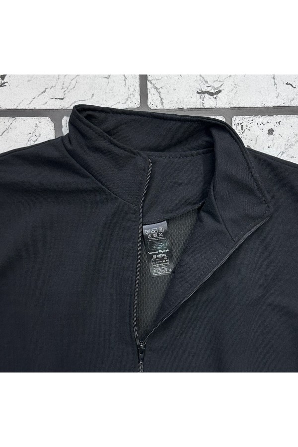 Женская черная олимпийка летняя   Магазин Толстовок Женские Олимпийки на лето из тонкого трикотажа 240гр/м.кв 