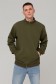  Khaki Olympic sweatshirt man summer XS-44-Unisex-(Мужской)    Мужская олимпийка на молнии  хаки летняя 