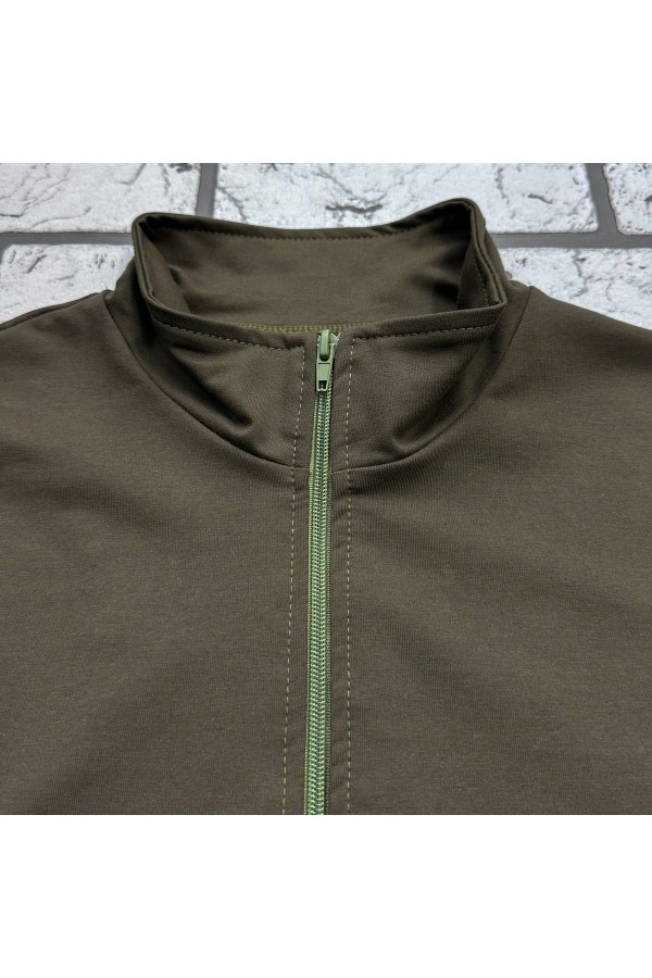 Женская олимпийка хаки летняя   Магазин Толстовок Женские Олимпийки на лето из тонкого трикотажа 240гр/м.кв 