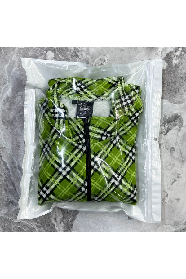 Мужская олимпийка на молнии  Тартан салатовая летняя   Магазин Толстовок Мужские Олимпийки Летние на молнии из тонкого трикотажа 240гр/м.кв