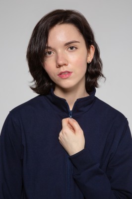 Легкая олимпийка с молнией и воротом стойкой от ветра на лето или в помещении, идеальна для спорта и промо акций, для мужчин и женщин