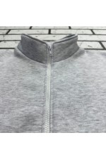 Мужская светло серая олимпийка утепленная   Магазин Толстовок Мужские Теплые Олимпийки на молнии из футера на зиму 320гр/м.кв 