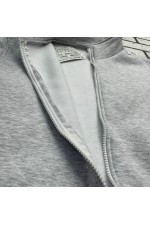 Мужская светло серая олимпийка утепленная   Магазин Толстовок Мужские Теплые Олимпийки на молнии из футера на зиму 320гр/м.кв 