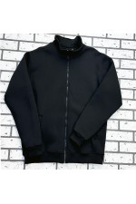 Женская черная олимпийка утепленная   Магазин Толстовок Женские Теплые Олимпийки на молнии из футера на зиму 320гр/м.кв