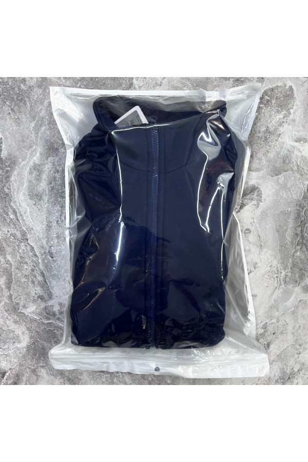 Мужская темно-синяя олимпийка утепленная   Магазин Толстовок Мужские Теплые Олимпийки на молнии из футера на зиму 320гр/м.кв 