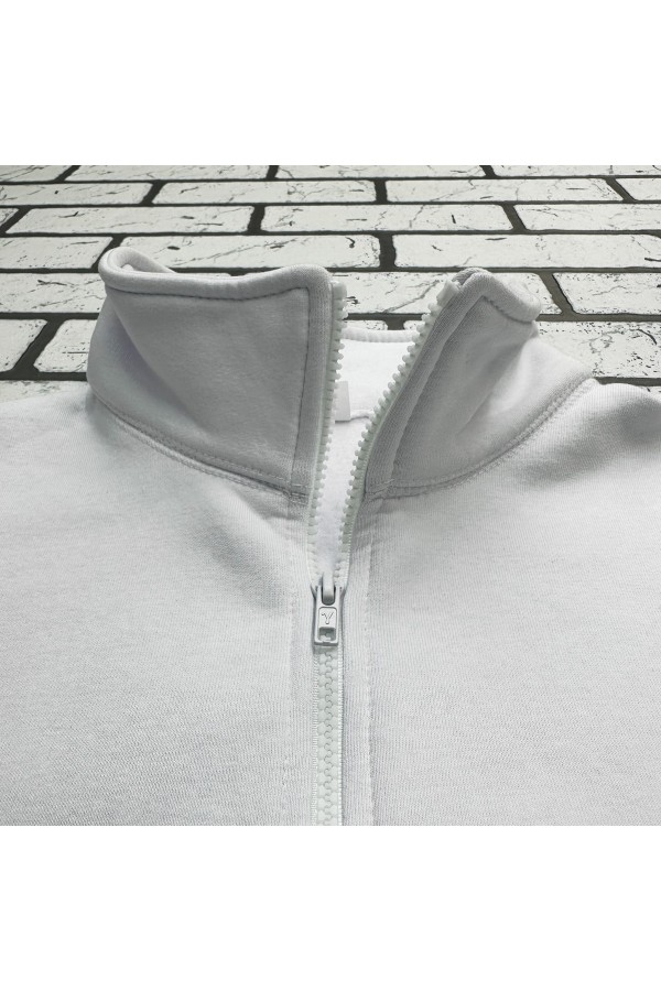 Мужская белая олимпийка   Магазин Толстовок Zip-Olympic Sweatshirt