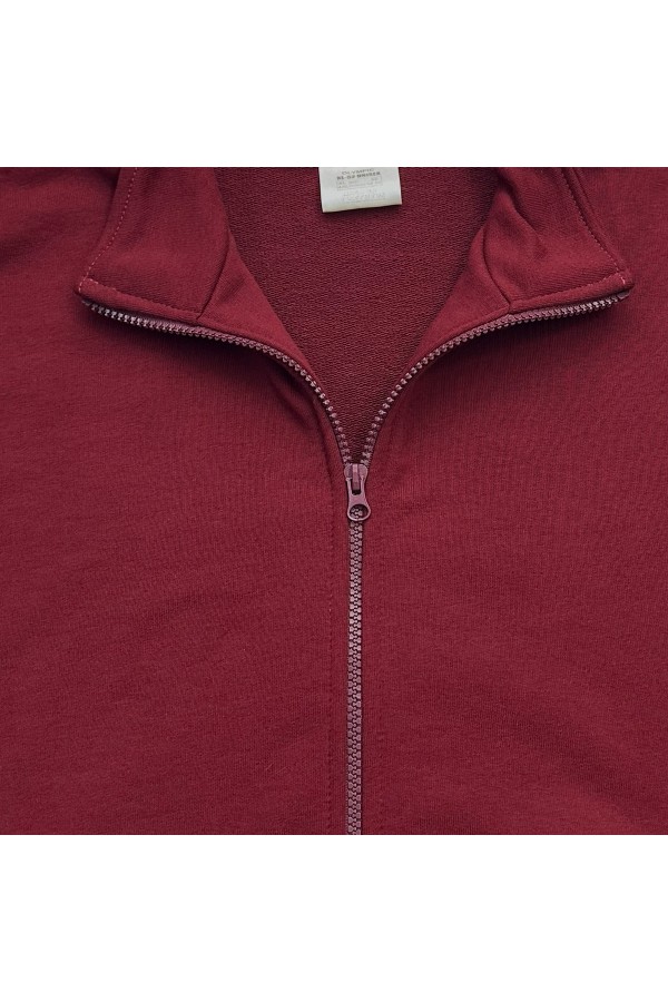 Мужская олимпийка на молнии бордовая плотная демисезонная без начеса   Магазин Толстовок Все худи толстовки свитшоты больших размеров