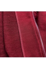 Мужская олимпийка на молнии бордовая плотная демисезонная без начеса   Магазин Толстовок Все худи толстовки свитшоты больших размеров