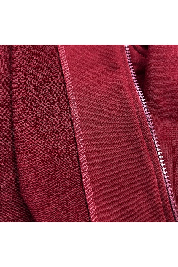 Мужская олимпийка на молнии бордовая плотная демисезонная без начеса   Магазин Толстовок Все худи толстовки свитшоты больших размеров