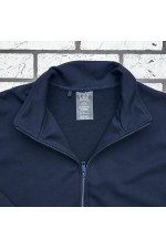 Мужская олимпийка на молнии темно-синяя плотная демисезонная без начеса   Магазин Толстовок Мужские олимпийки на демисезон из футера 3-нитка без начеса