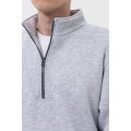 Premium Zip-Olympic Sweatshirt с короткой молнией 