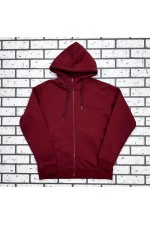 Мужская премиум бордовая худи на молнии   Магазин Толстовок Зип худи мужские премиум