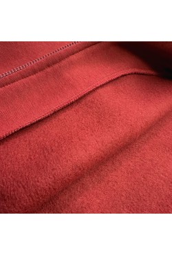 Мужская премиум бордовая худи на молнии без начеса 320 гр/м Мужская премиум бордовая худи на молнии без начеса 320 гр/м