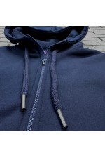 Мужская премиум темно-синяя худи на молнии   Магазин Толстовок Зип худи мужские премиум