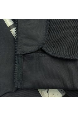 Мужская премиум графитовая худи на молнии без начеса 320 гр/м