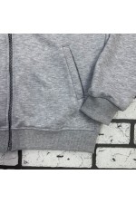 Premium Zip Hoodie без начеса на петле мужские Мужская премиум серая худи на молнии без начеса 320 гр/м 1 Мужская премиум серая худи на молнии без начеса 320 гр/м Магазин Толстовок Premium Zip Hoodie без начеса на петле мужские