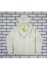 Мужская молочная премиум худи на молнии   Магазин Толстовок Зип худи мужские премиум