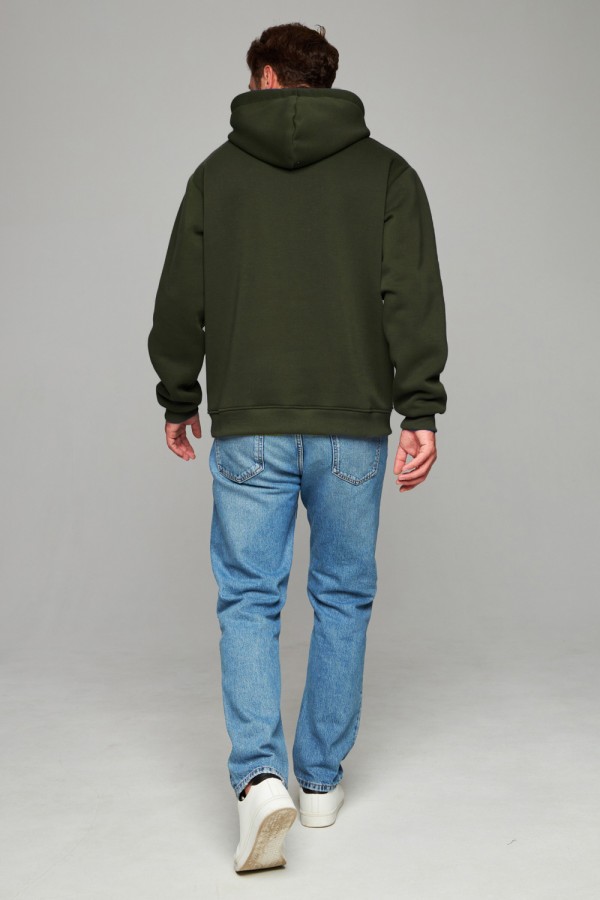 Зип худи мужские премиум Мужская премиум худи на молнии цвет хаки 1 Мужская премиум худи на молнии цвет хаки Магазин Толстовок Зип худи мужские премиум