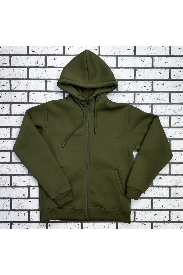 Зип худи мужские премиум Мужская премиум худи на молнии цвет хаки 7 Мужская премиум худи на молнии цвет хаки Магазин Толстовок Зип худи мужские премиум
