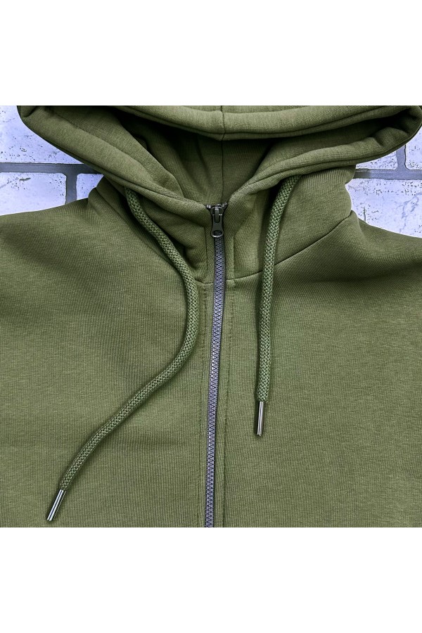 Зип худи мужские премиум Мужская премиум худи на молнии цвет хаки 3 Мужская премиум худи на молнии цвет хаки Магазин Толстовок Зип худи мужские премиум