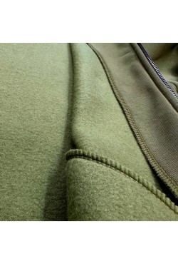 Худи на молнии женская премиум цвет хаки Худи на молнии женская премиум цвет хаки