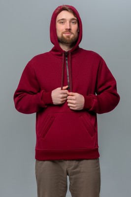 Толстовка с воротом на молнии утепленная мужская модель на зиму. Купить худи с воротом с начесом. Модель как в мужском, так и в женском варианте.