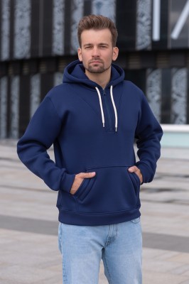 Кофта с воротом на молнии теплая зимняя. Утепленные худи зип от производителя в Москве оптом.