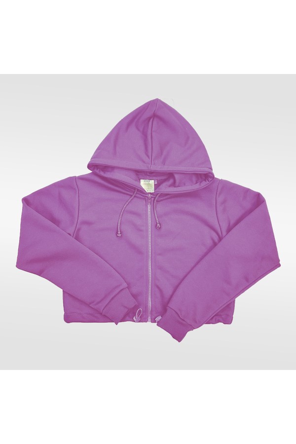  Cropp lavender zip hoodie woman XS-38-40-Woman-(Женский)    Лавандовая зип худи укороченная женская с капюшоном (цвет черничный йогурт) 