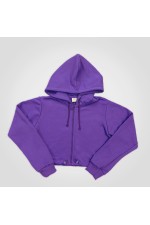  Cropp lavender zip hoodie woman S-40-42-Woman-(Женский)    Лавандовая зип худи укороченная женская с капюшоном (цвет черничный йогурт) 