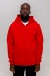  basic Zip-hoodie Red MAN S-46-Unisex-(Мужской)    Красная толстовка на молнии мужская с капюшоном классическая 