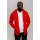 Basic Red Zipper Hoodie for men | Красная толстовка на молнии мужская с капюшоном классическая